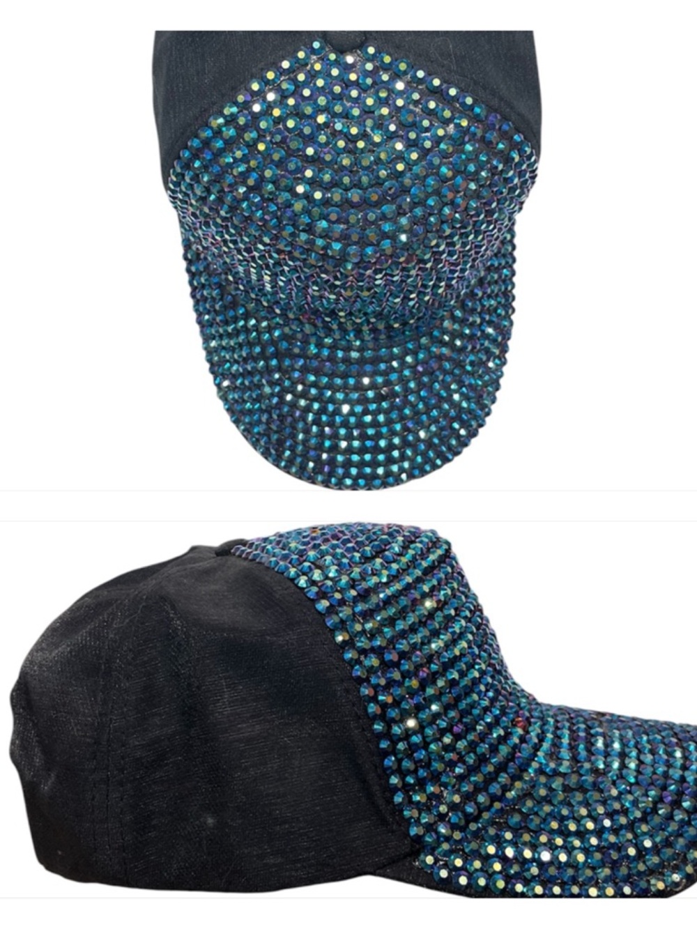 Rhinestone studded hat NWOT